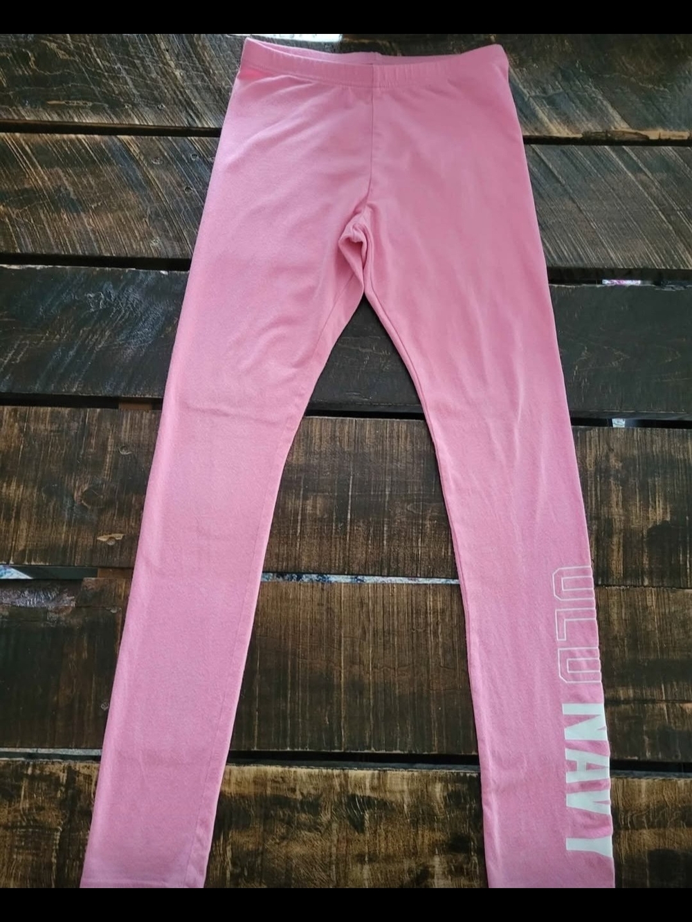 Girls' Old Navy Pink Stretch Leggings - Cozy Everyday Bottoms Size 18 Regular